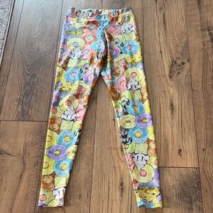Blackmilk Neon donut Print Leggings